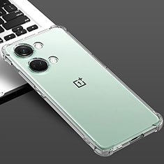 Silikon Schutzhülle Ultra Dünn Tasche Durchsichtig Transparent T02 für OnePlus Nord 3 5G Klar