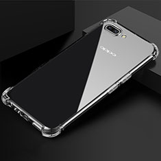 Silikon Schutzhülle Ultra Dünn Tasche Durchsichtig Transparent T02 für Oppo A12e Klar