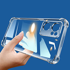 Silikon Schutzhülle Ultra Dünn Tasche Durchsichtig Transparent T02 für Realme Narzo 50 5G Klar
