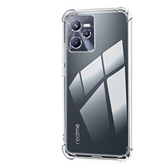 Silikon Schutzhülle Ultra Dünn Tasche Durchsichtig Transparent T02 für Realme Narzo 50A Prime Klar