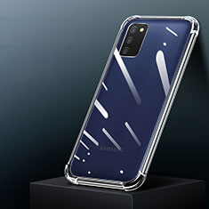 Silikon Schutzhülle Ultra Dünn Tasche Durchsichtig Transparent T02 für Samsung Galaxy A03s Klar
