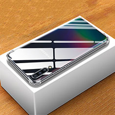 Silikon Schutzhülle Ultra Dünn Tasche Durchsichtig Transparent T02 für Samsung Galaxy A20s Klar