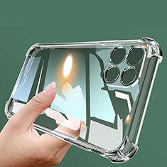 Silikon Schutzhülle Ultra Dünn Tasche Durchsichtig Transparent T02 für Samsung Galaxy A22 5G Klar