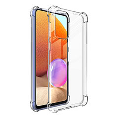 Silikon Schutzhülle Ultra Dünn Tasche Durchsichtig Transparent T02 für Samsung Galaxy A73 5G Klar