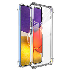 Silikon Schutzhülle Ultra Dünn Tasche Durchsichtig Transparent T02 für Samsung Galaxy A82 5G Klar