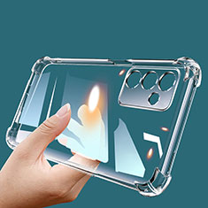 Silikon Schutzhülle Ultra Dünn Tasche Durchsichtig Transparent T02 für Samsung Galaxy F23 5G Klar