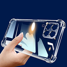 Silikon Schutzhülle Ultra Dünn Tasche Durchsichtig Transparent T02 für Samsung Galaxy F62 5G Klar