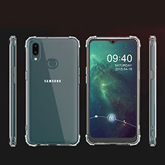 Silikon Schutzhülle Ultra Dünn Tasche Durchsichtig Transparent T02 für Samsung Galaxy M01s Klar