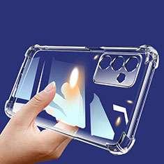 Silikon Schutzhülle Ultra Dünn Tasche Durchsichtig Transparent T02 für Samsung Galaxy M13 4G Klar