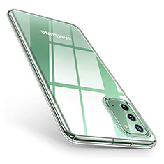 Silikon Schutzhülle Ultra Dünn Tasche Durchsichtig Transparent T02 für Samsung Galaxy Note 20 5G Klar