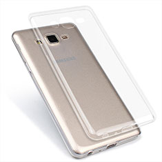Silikon Schutzhülle Ultra Dünn Tasche Durchsichtig Transparent T02 für Samsung Galaxy On7 Pro Klar
