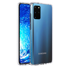 Silikon Schutzhülle Ultra Dünn Tasche Durchsichtig Transparent T02 für Samsung Galaxy S20 Plus 5G Klar