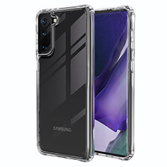 Silikon Schutzhülle Ultra Dünn Tasche Durchsichtig Transparent T02 für Samsung Galaxy S21 Plus 5G Klar