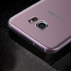 Silikon Schutzhülle Ultra Dünn Tasche Durchsichtig Transparent T02 für Samsung Galaxy S7 Edge G935F Klar