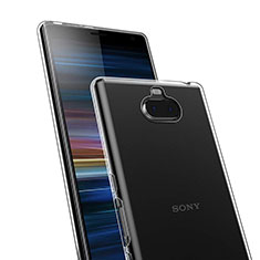 Silikon Schutzhülle Ultra Dünn Tasche Durchsichtig Transparent T02 für Sony Xperia 10 Klar