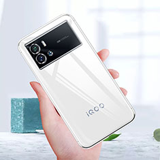 Silikon Schutzhülle Ultra Dünn Tasche Durchsichtig Transparent T02 für Vivo iQOO 9 Pro 5G Klar