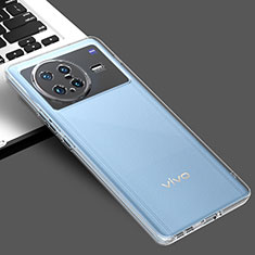 Silikon Schutzhülle Ultra Dünn Tasche Durchsichtig Transparent T02 für Vivo X Note Klar