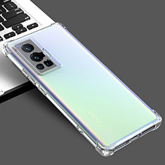 Silikon Schutzhülle Ultra Dünn Tasche Durchsichtig Transparent T02 für Vivo X70 Pro 5G Klar