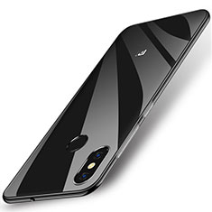 Silikon Schutzhülle Ultra Dünn Tasche Durchsichtig Transparent T02 für Xiaomi Mi 8 Klar