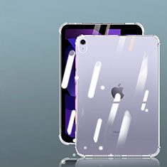 Silikon Schutzhülle Ultra Dünn Tasche Durchsichtig Transparent T03 für Apple iPad Air 5 10.9 (2022) Klar