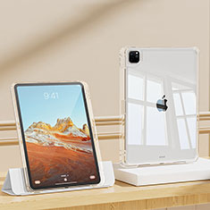 Silikon Schutzhülle Ultra Dünn Tasche Durchsichtig Transparent T03 für Apple iPad Pro 11 (2021) Klar