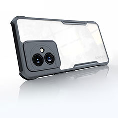 Silikon Schutzhülle Ultra Dünn Tasche Durchsichtig Transparent T03 für Huawei Honor 100 5G Schwarz