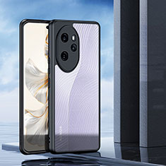 Silikon Schutzhülle Ultra Dünn Tasche Durchsichtig Transparent T03 für Huawei Honor 100 Pro 5G Schwarz