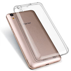 Silikon Schutzhülle Ultra Dünn Tasche Durchsichtig Transparent T03 für Huawei Honor 5A Klar
