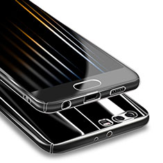 Silikon Schutzhülle Ultra Dünn Tasche Durchsichtig Transparent T03 für Huawei Honor 9 Premium Grau