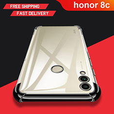 Silikon Schutzhülle Ultra Dünn Tasche Durchsichtig Transparent T03 für Huawei Honor Play 8C Klar