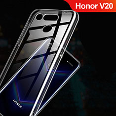 Silikon Schutzhülle Ultra Dünn Tasche Durchsichtig Transparent T03 für Huawei Honor V20 Klar
