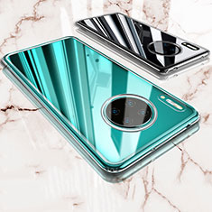 Silikon Schutzhülle Ultra Dünn Tasche Durchsichtig Transparent T03 für Huawei Mate 30 Klar