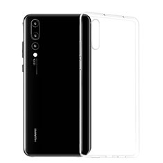 Silikon Schutzhülle Ultra Dünn Tasche Durchsichtig Transparent T03 für Huawei P20 Pro Klar