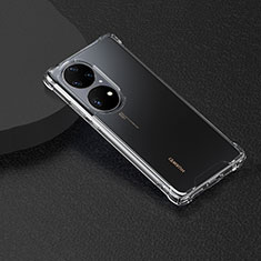 Silikon Schutzhülle Ultra Dünn Tasche Durchsichtig Transparent T03 für Huawei P50 Pro Klar