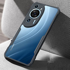 Silikon Schutzhülle Ultra Dünn Tasche Durchsichtig Transparent T03 für Huawei P60 Art Schwarz