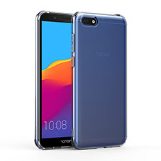 Silikon Schutzhülle Ultra Dünn Tasche Durchsichtig Transparent T03 für Huawei Y5 (2018) Klar