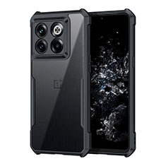 Silikon Schutzhülle Ultra Dünn Tasche Durchsichtig Transparent T03 für OnePlus Ace Pro 5G Schwarz