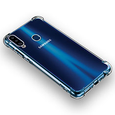 Silikon Schutzhülle Ultra Dünn Tasche Durchsichtig Transparent T03 für Samsung Galaxy A20s Klar