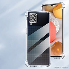 Silikon Schutzhülle Ultra Dünn Tasche Durchsichtig Transparent T03 für Samsung Galaxy A42 5G Klar