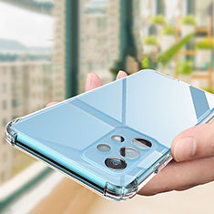 Silikon Schutzhülle Ultra Dünn Tasche Durchsichtig Transparent T03 für Samsung Galaxy A52 5G Klar