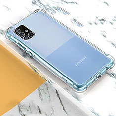 Silikon Schutzhülle Ultra Dünn Tasche Durchsichtig Transparent T03 für Samsung Galaxy A71 5G Klar