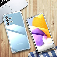 Silikon Schutzhülle Ultra Dünn Tasche Durchsichtig Transparent T03 für Samsung Galaxy A73 5G Klar