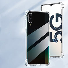 Silikon Schutzhülle Ultra Dünn Tasche Durchsichtig Transparent T03 für Samsung Galaxy A90 5G Klar
