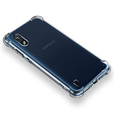 Silikon Schutzhülle Ultra Dünn Tasche Durchsichtig Transparent T03 für Samsung Galaxy M01 Klar