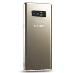 Silikon Schutzhülle Ultra Dünn Tasche Durchsichtig Transparent T03 für Samsung Galaxy Note 8 Duos N950F Klar