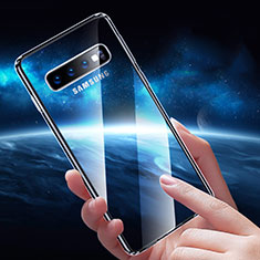 Silikon Schutzhülle Ultra Dünn Tasche Durchsichtig Transparent T03 für Samsung Galaxy S10 5G Klar
