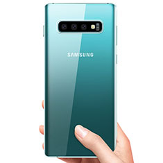 Silikon Schutzhülle Ultra Dünn Tasche Durchsichtig Transparent T03 für Samsung Galaxy S10 Plus Klar