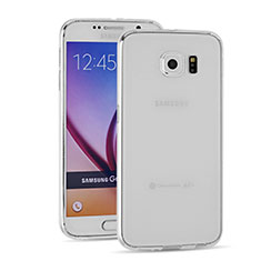 Silikon Schutzhülle Ultra Dünn Tasche Durchsichtig Transparent T03 für Samsung Galaxy S6 Duos SM-G920F G9200 Klar