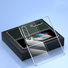 Silikon Schutzhülle Ultra Dünn Tasche Durchsichtig Transparent T03 für Samsung Galaxy Z Fold3 5G Klar