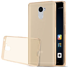 Silikon Schutzhülle Ultra Dünn Tasche Durchsichtig Transparent T03 für Xiaomi Redmi 4 Standard Edition Gold